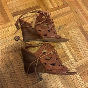 Nine West Strappy Wedges